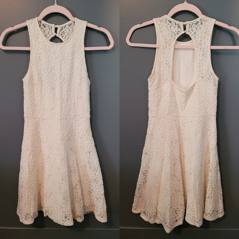 💋 3/$30 💋 Hollister Lace Skater Dress